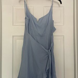 Hello Molly Light Blue Asymmetrical Dress